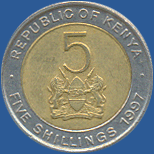 5 шиллингов Кении