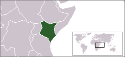 Месторасположение Кении